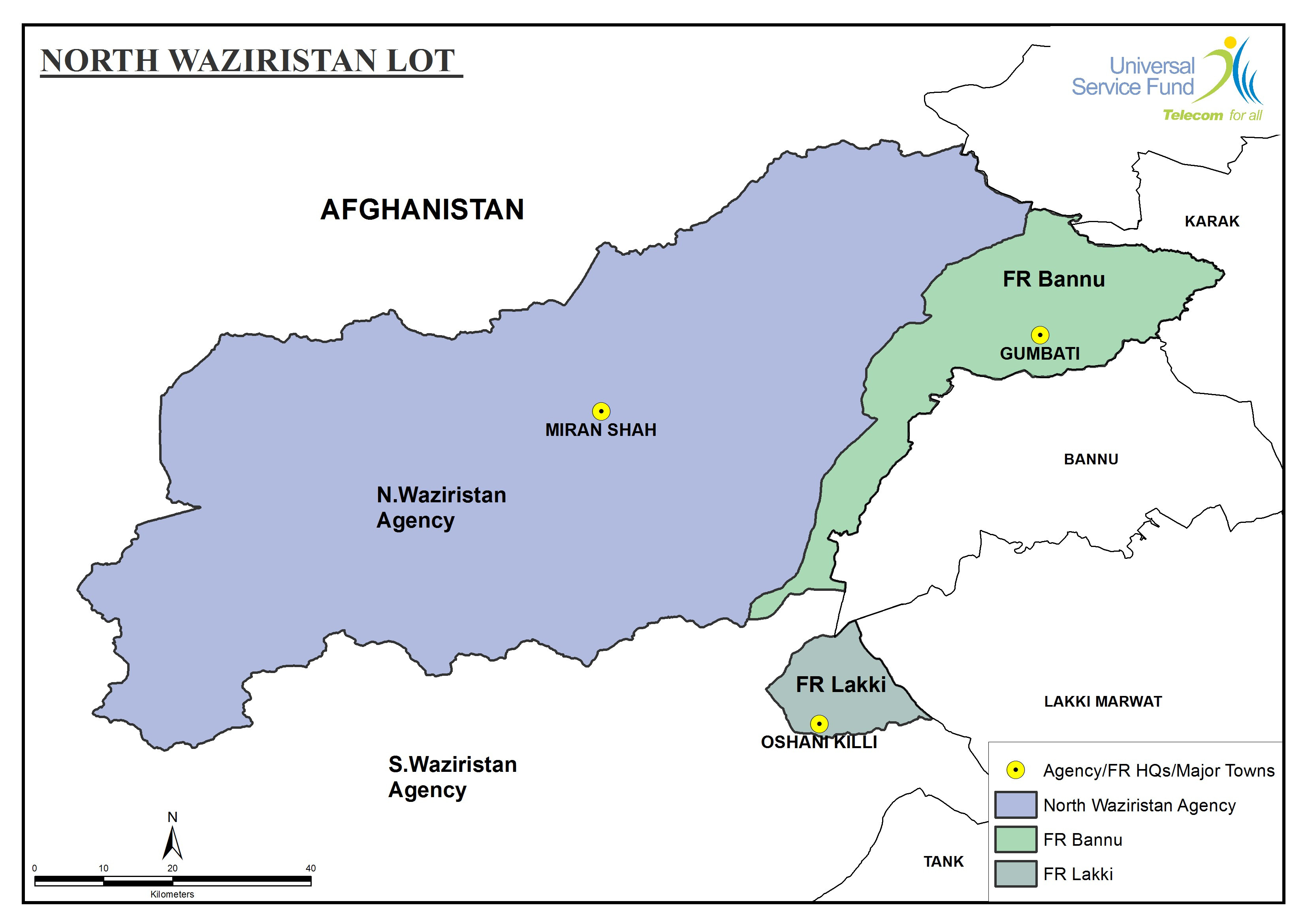 NORTH WAZIRISTAN Map