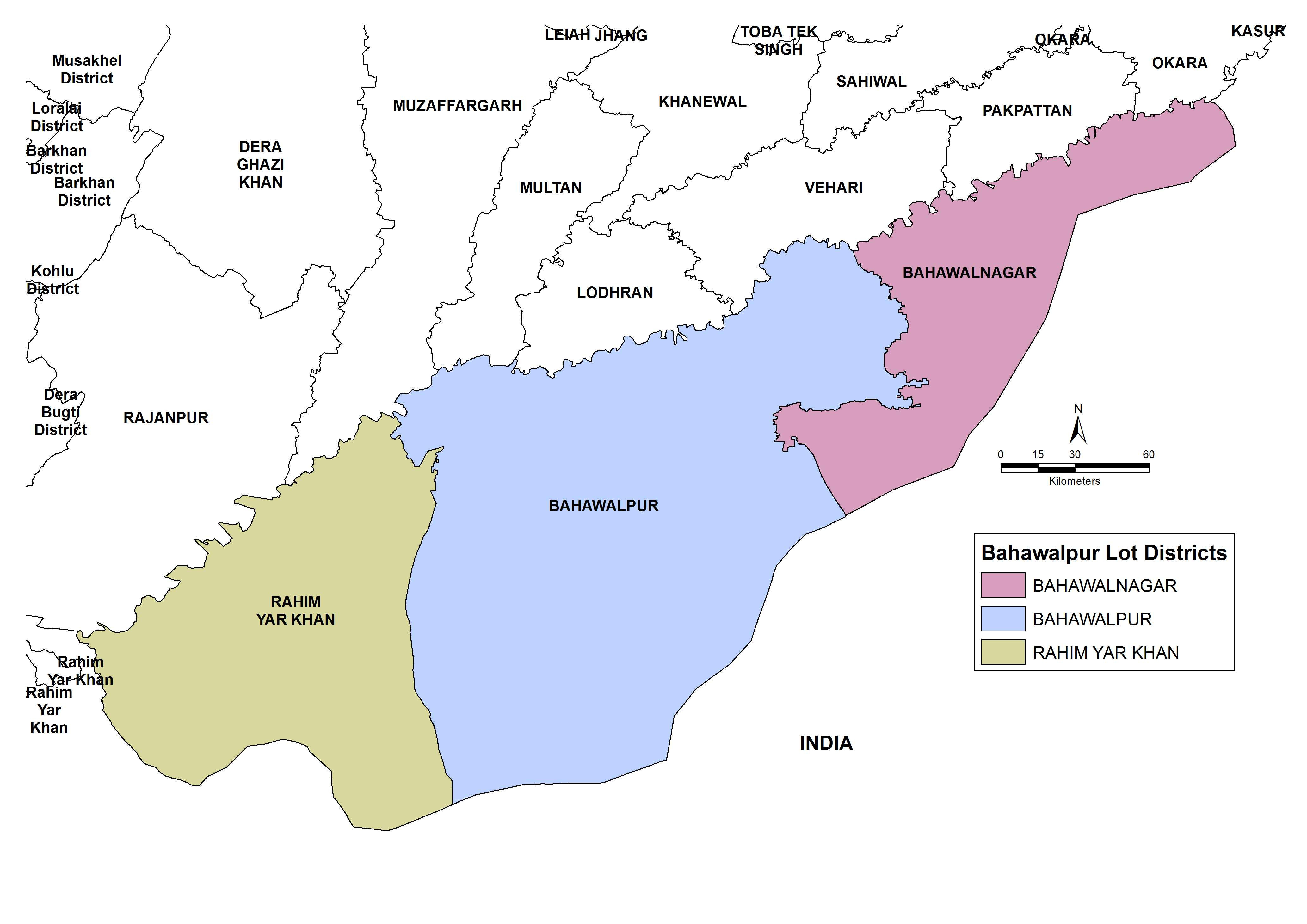 BAHAWALPUR Map