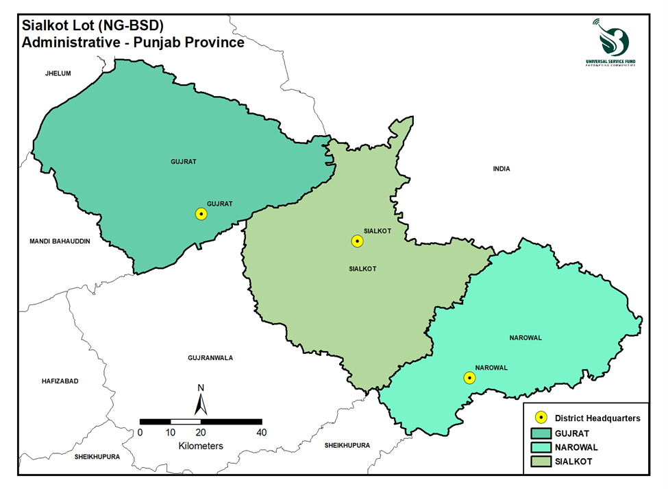 SIALKOT LOT Map