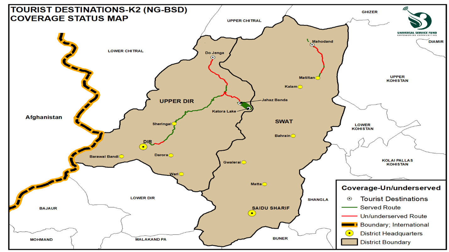 TOURIST DESTINATION-K2 LOT Map